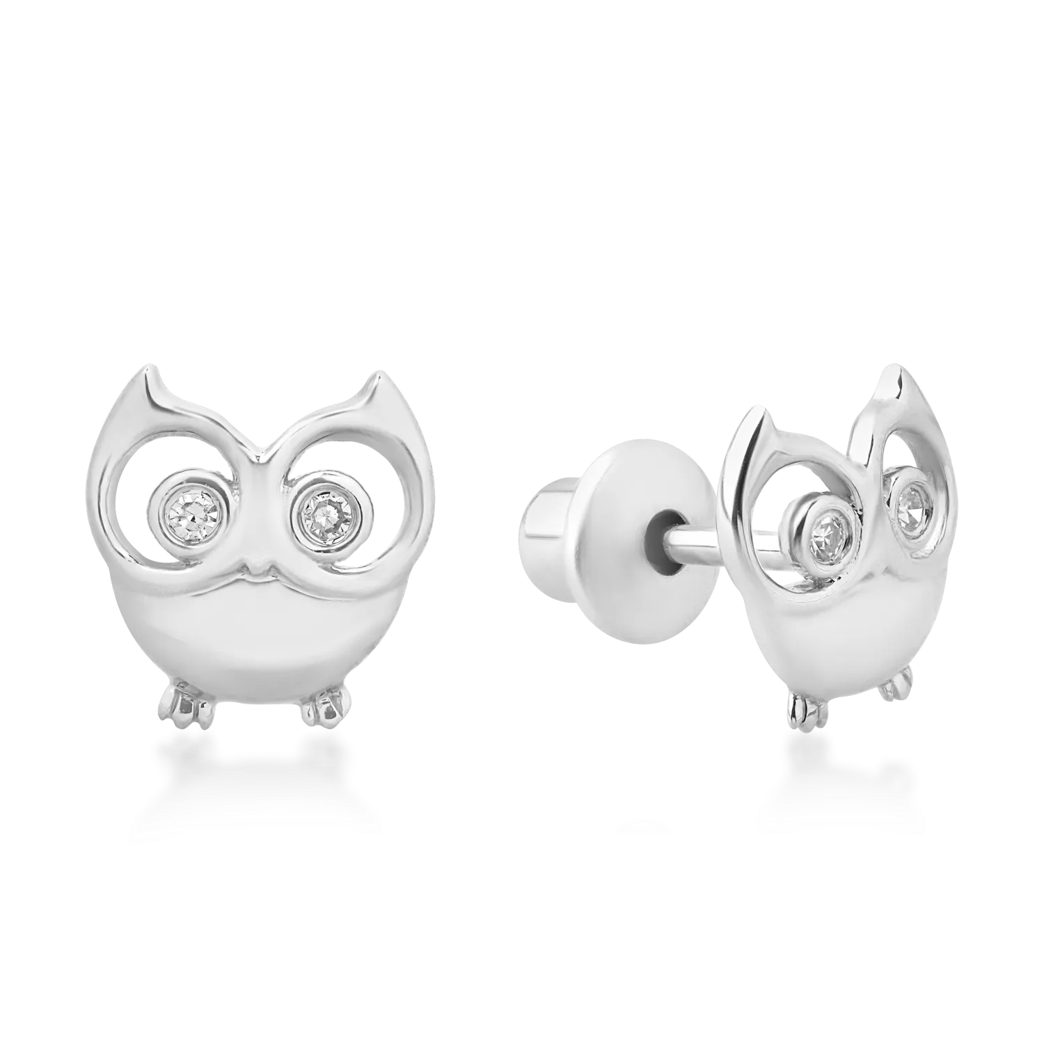 Owl Diamond Kids earrings