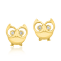 Owl Diamond Kids earrings