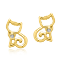 Cat Diamond Kids earrings