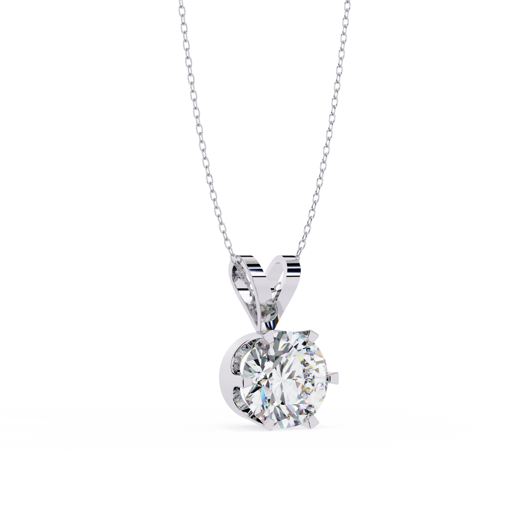Skylar Solitaire Pendant