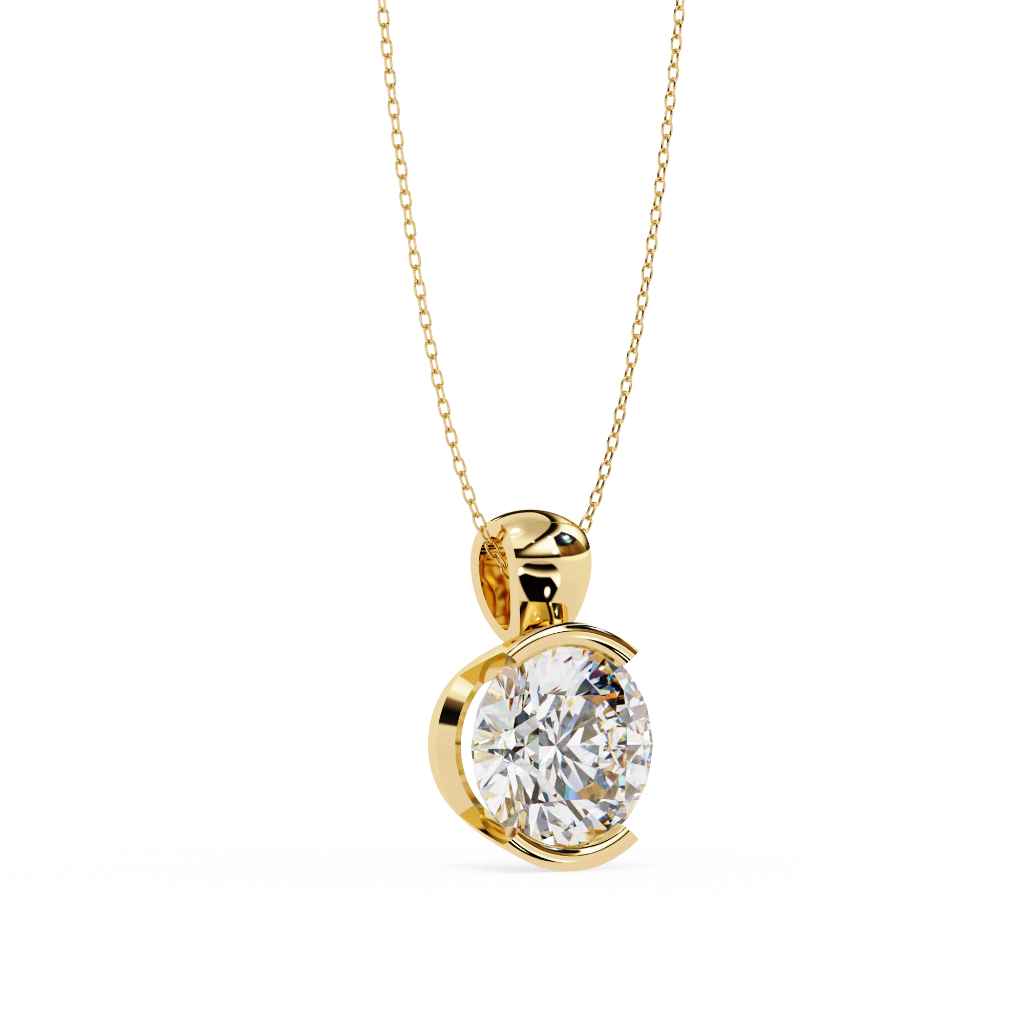 Layla Solitaire Pendant