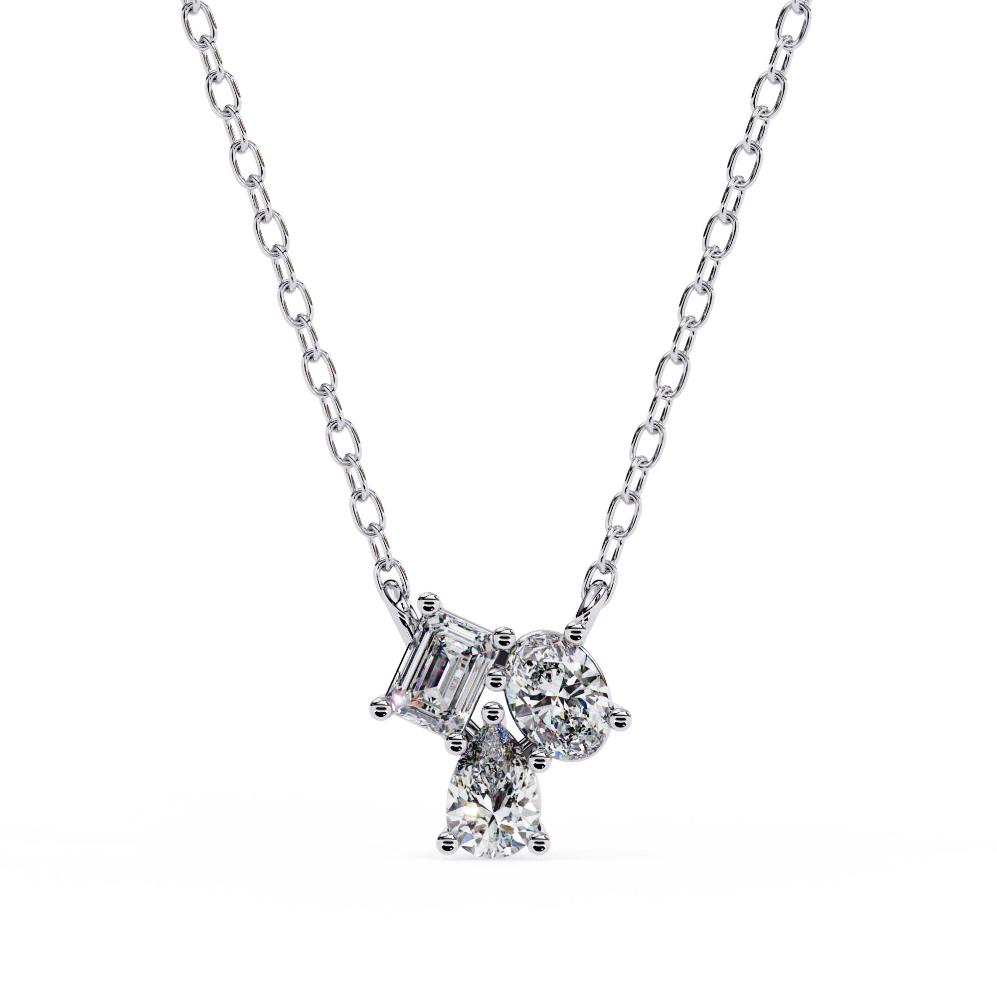 Gianna Three Sone Pendant