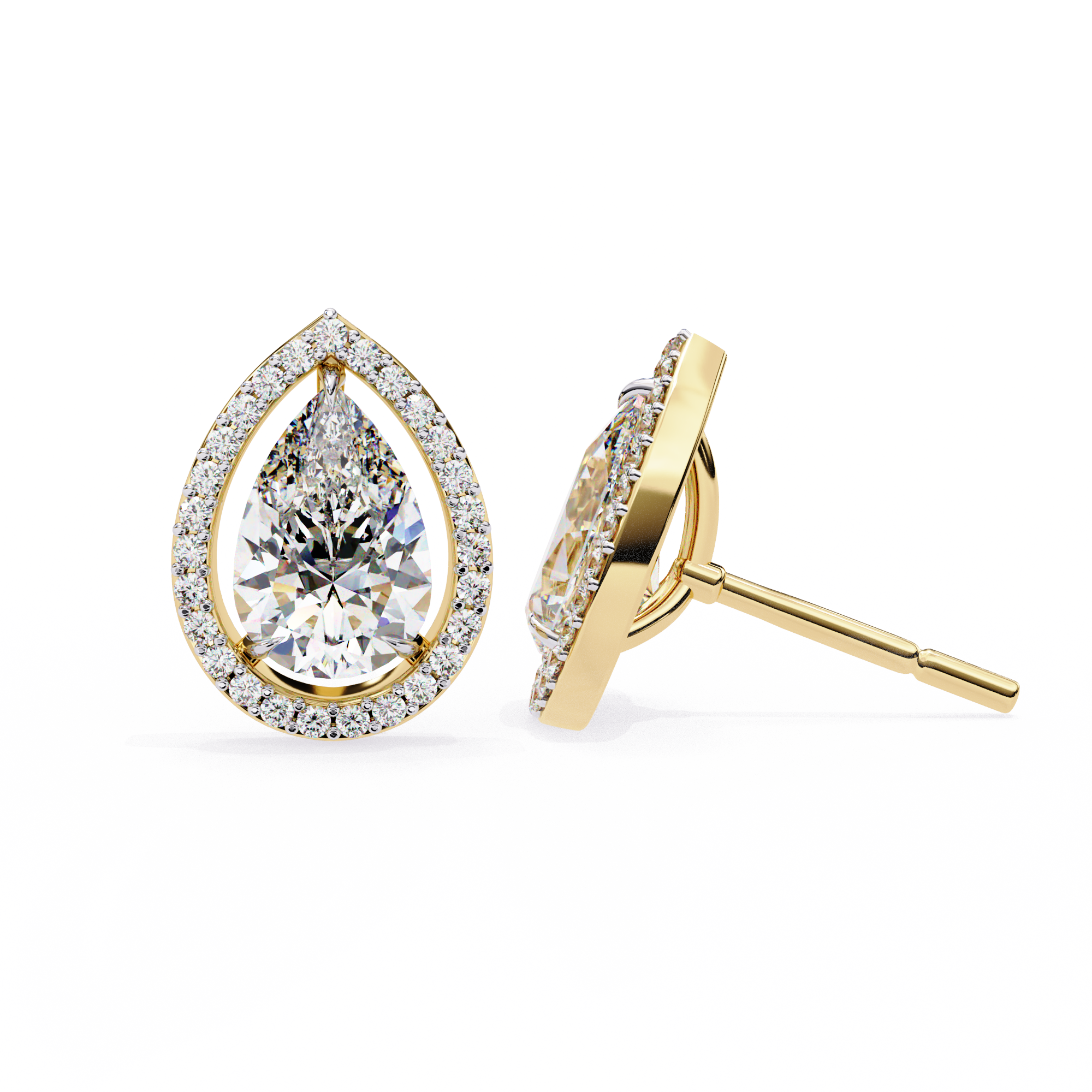 Cassie Solitaire Earring