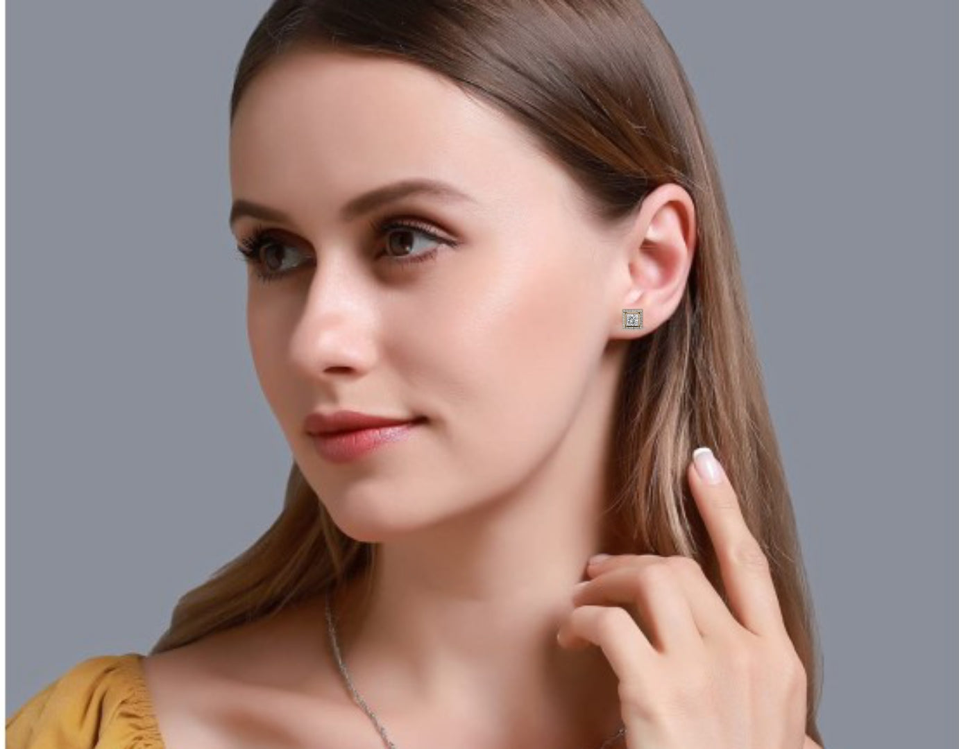 Caterina Solitaire Earring