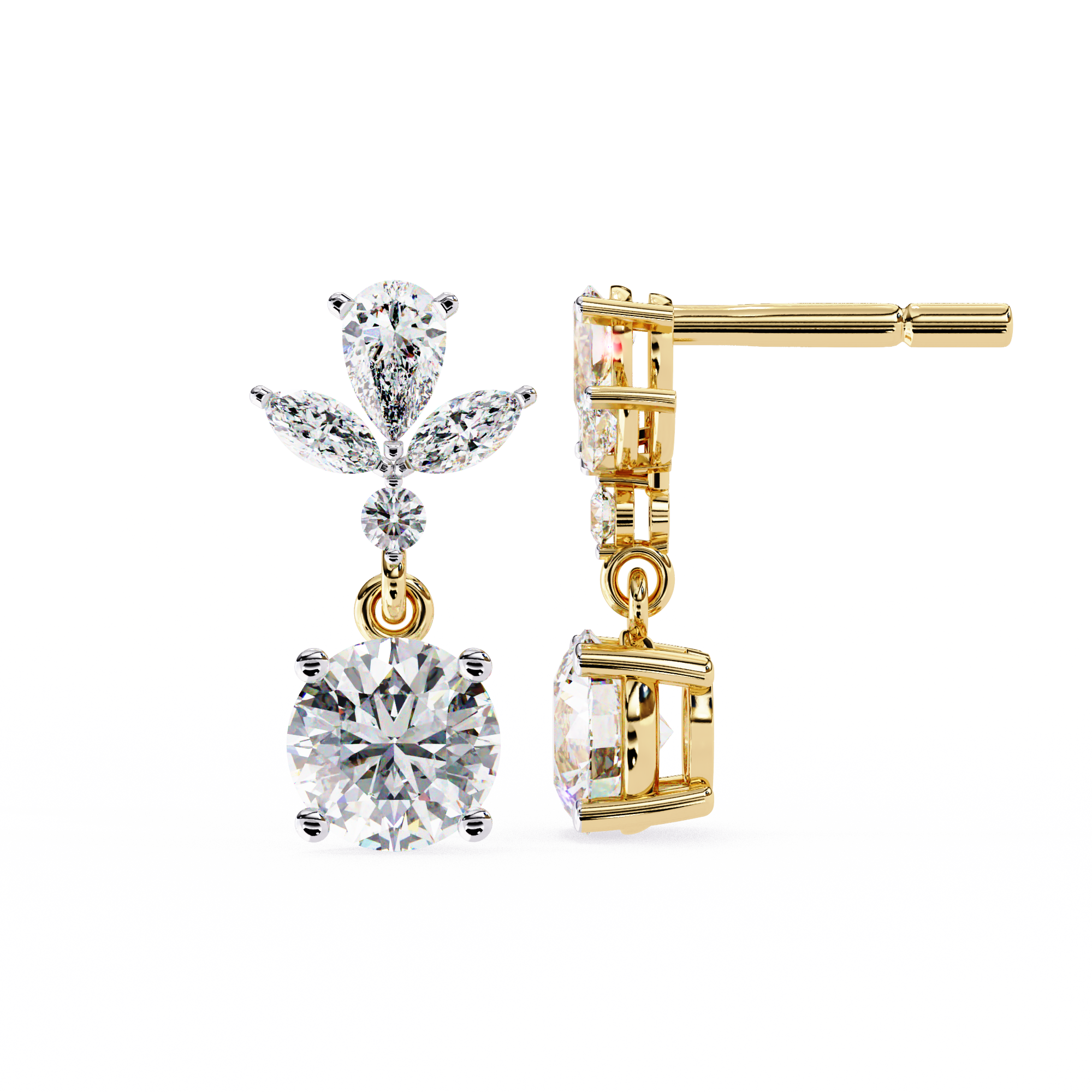 Isabella Solitaire Earring