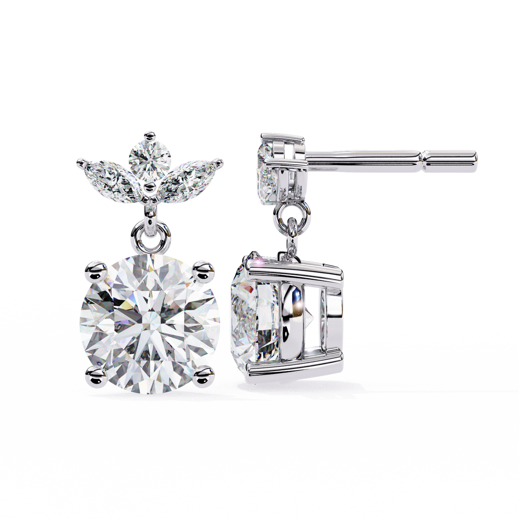 Gloria Solitaire Earring