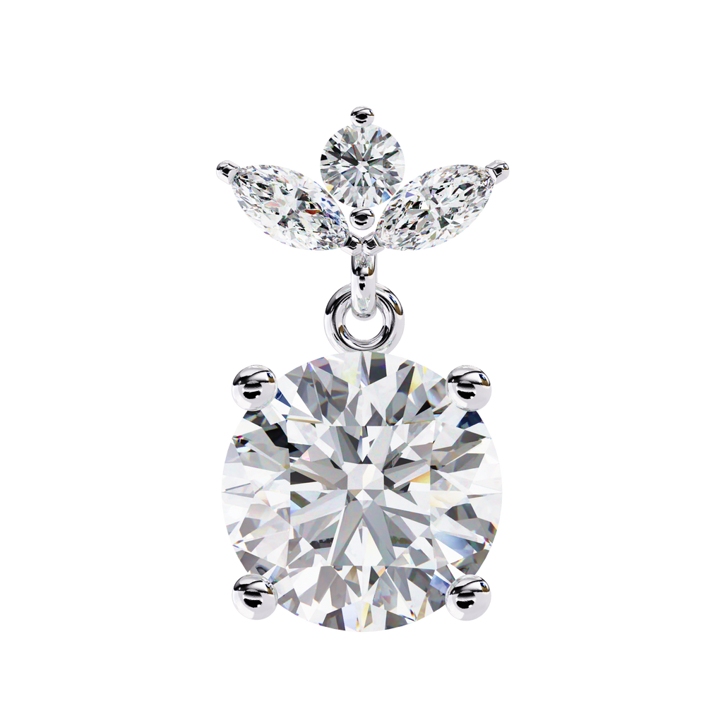 Gloria Solitaire Earring