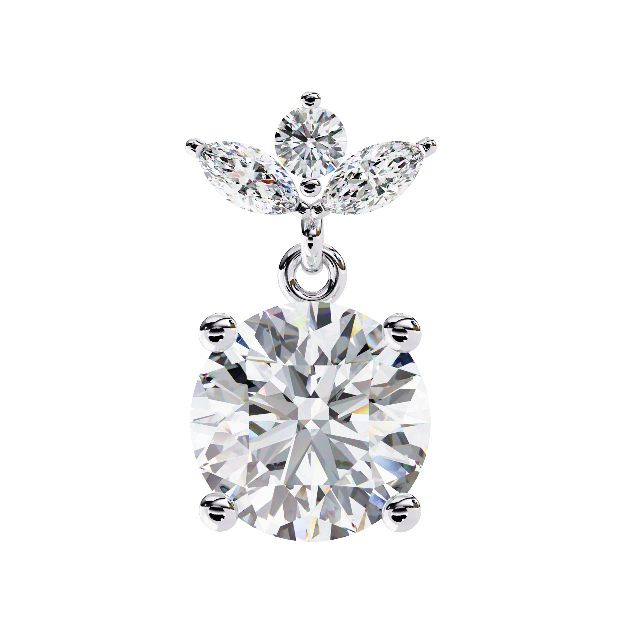 Gloria Solitaire Earring