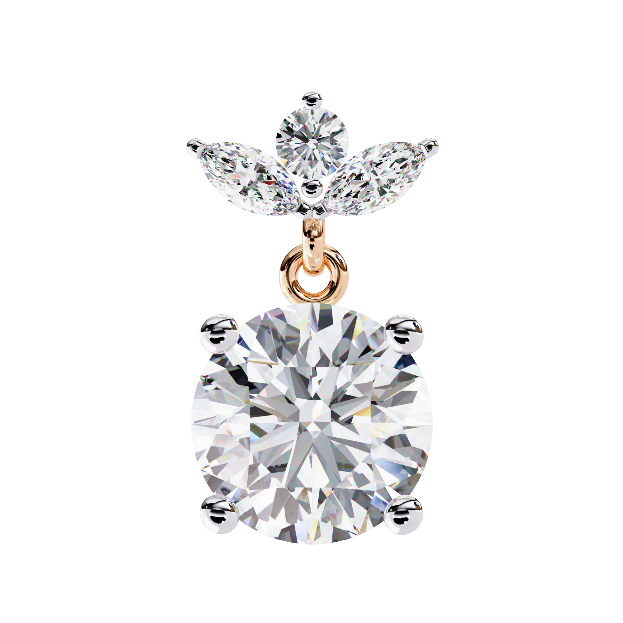 Gloria Solitaire Earring