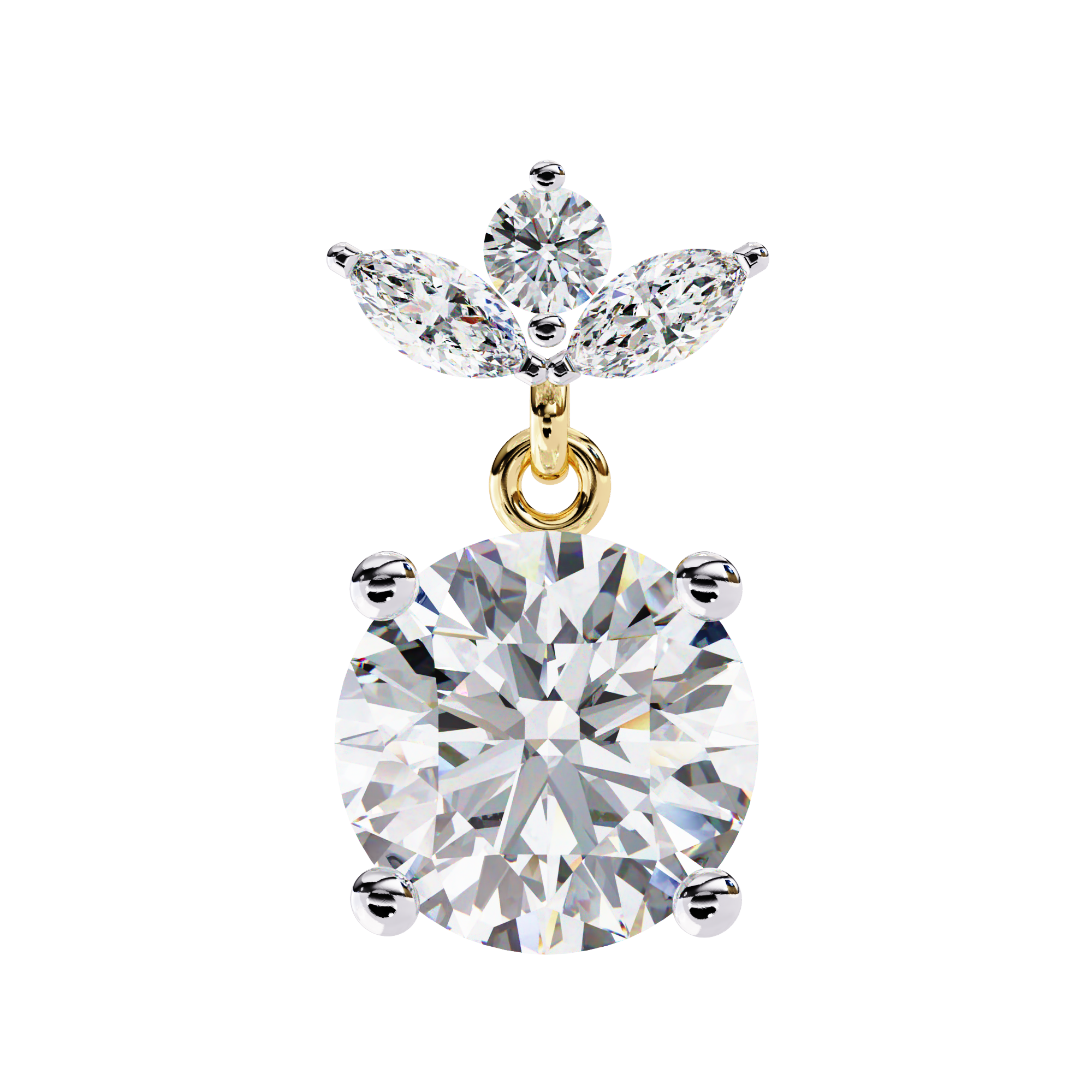 Gloria Solitaire Earring