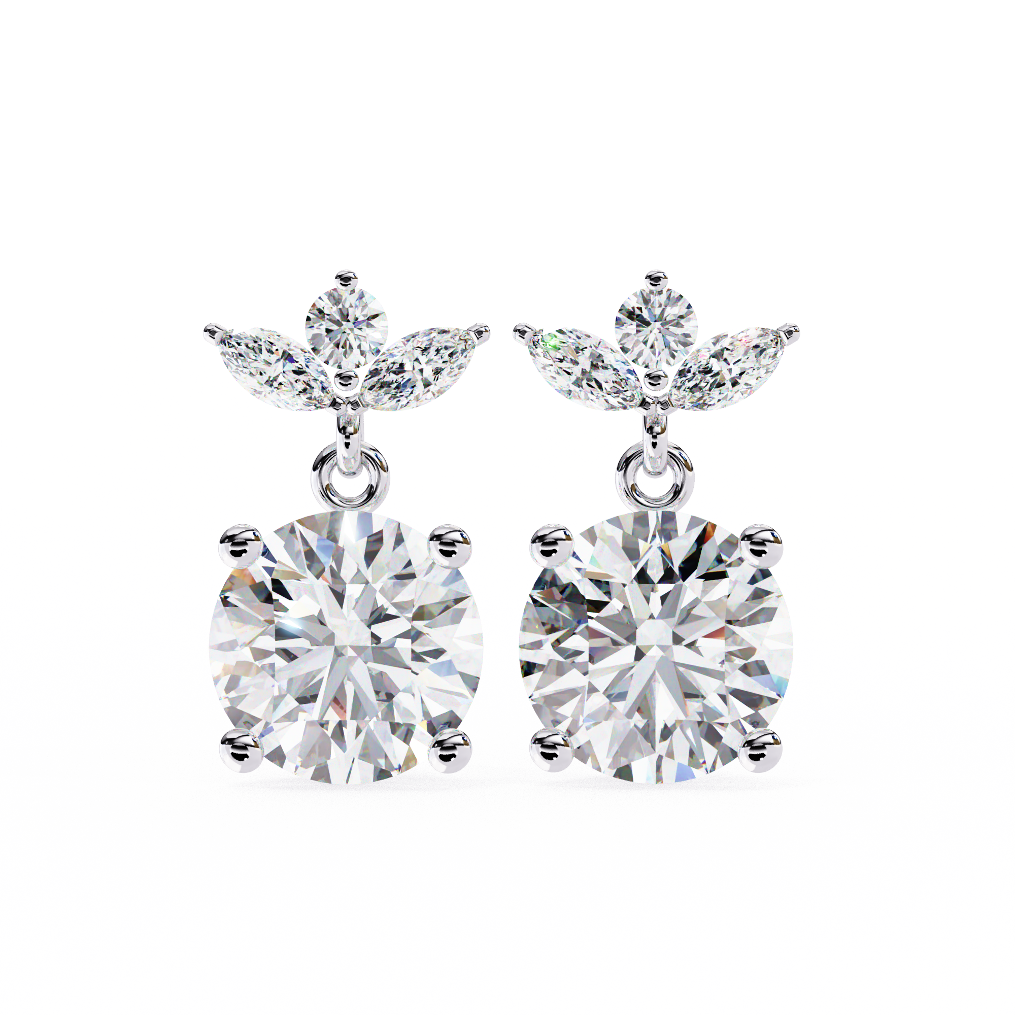 Gloria Solitaire Earring