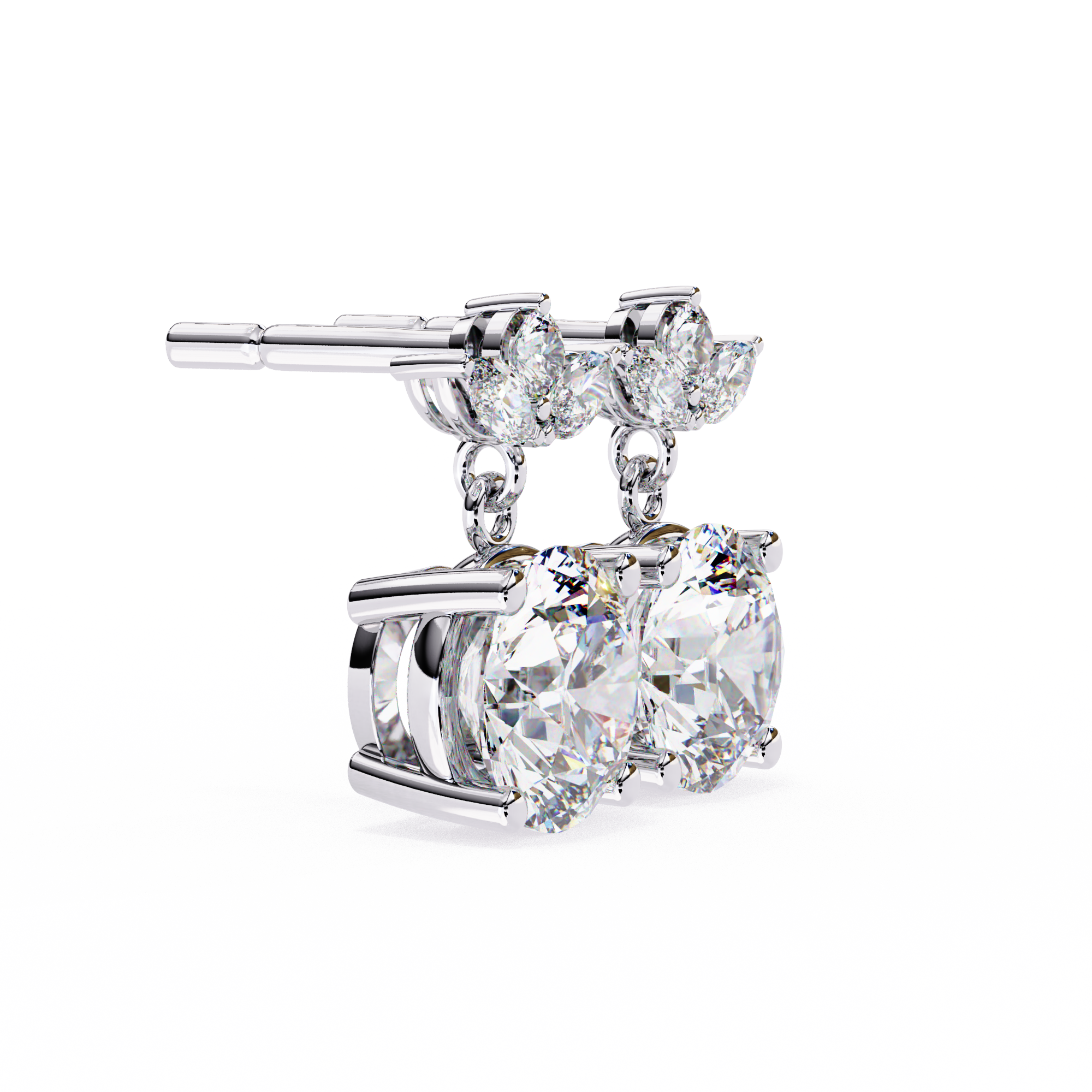 Gloria Solitaire Earring