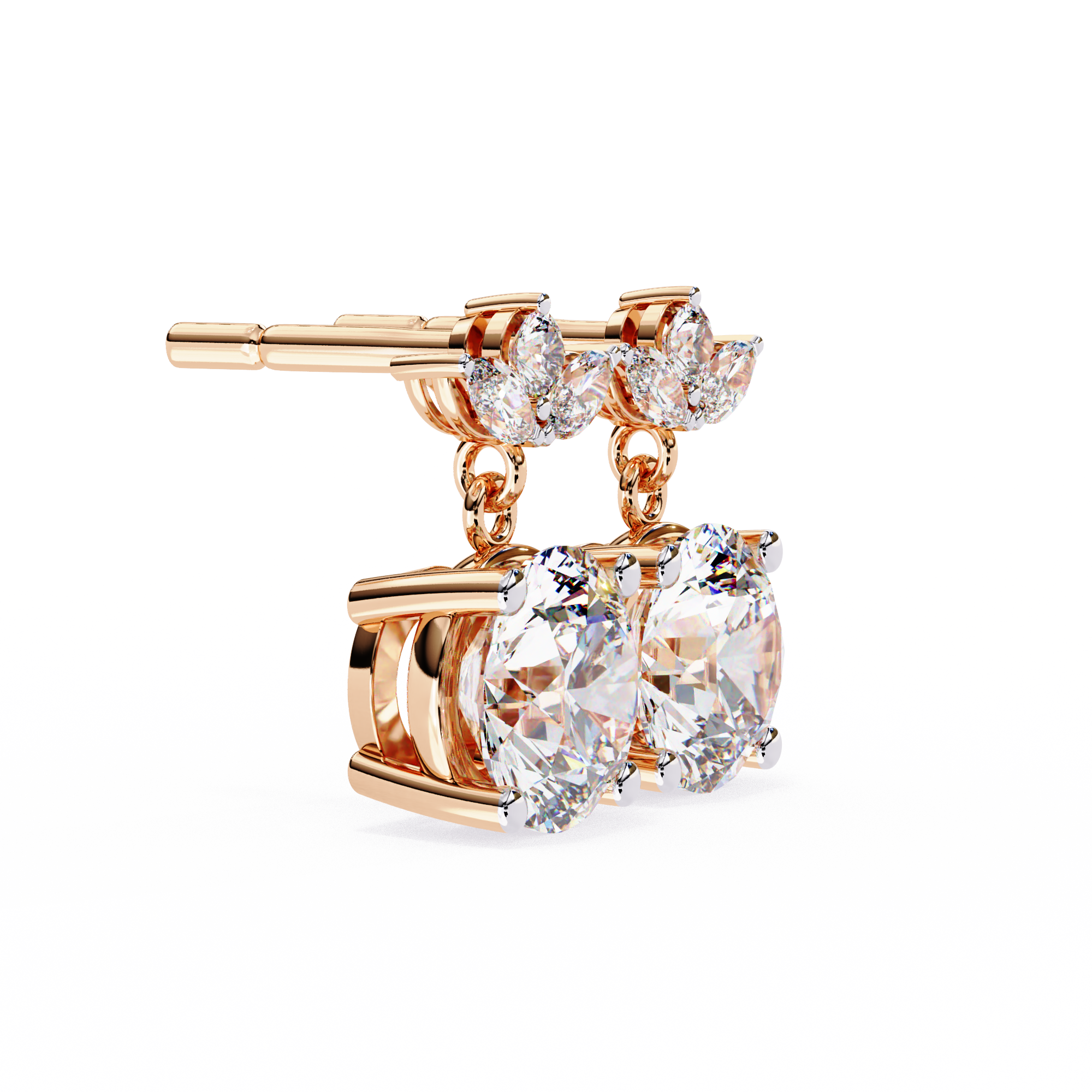 Gloria Solitaire Earring