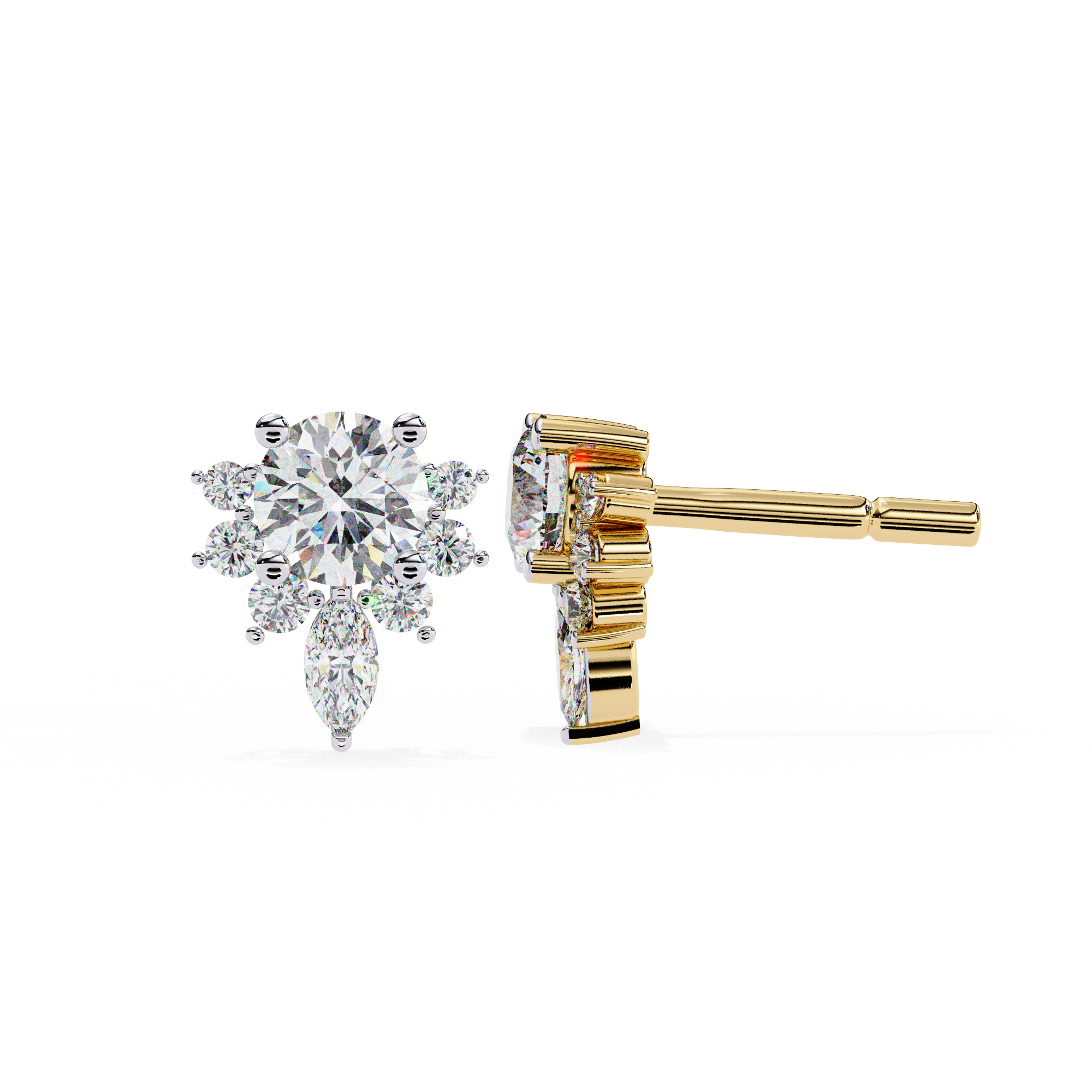 Astra Solitaire Earring
