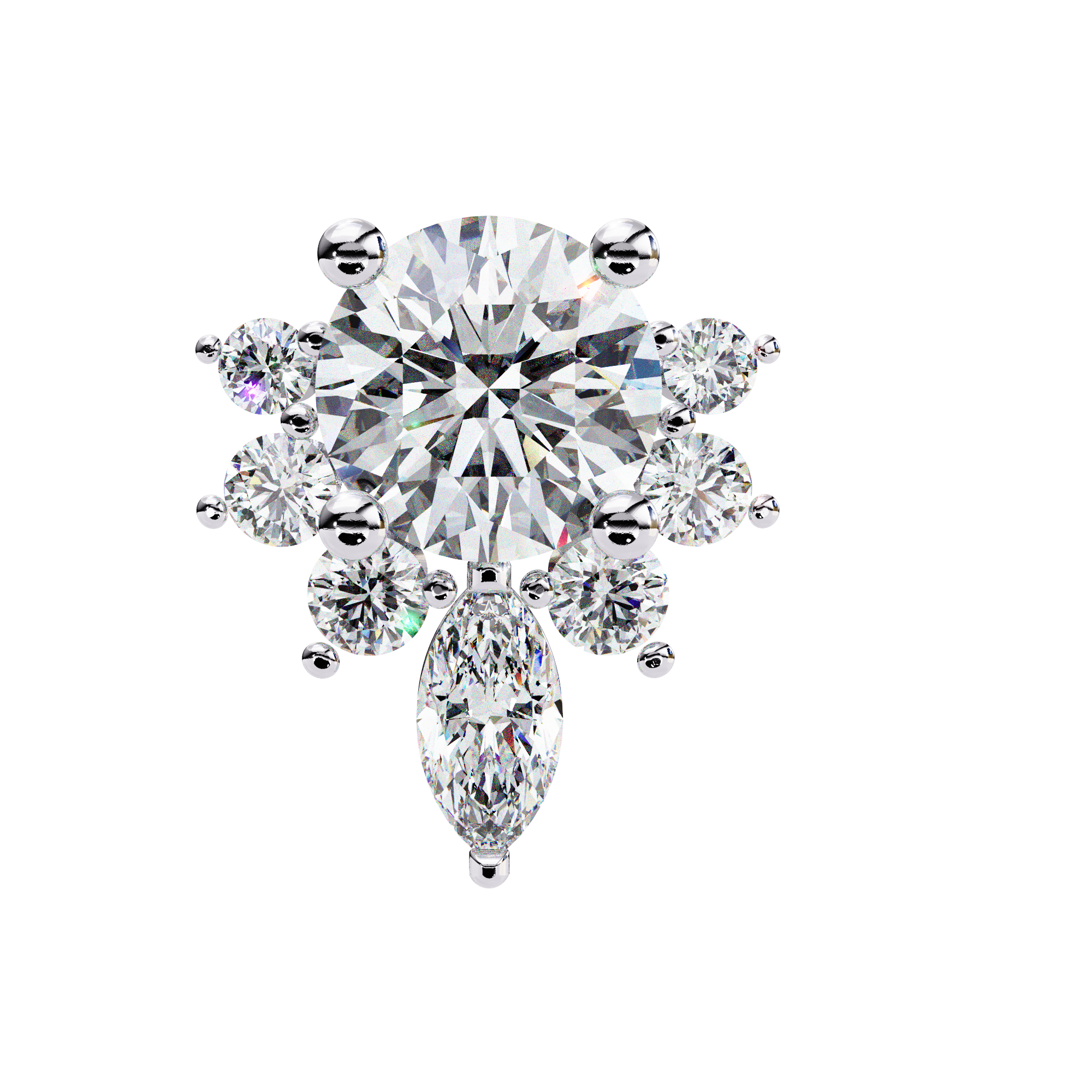 Astra Solitaire Earring