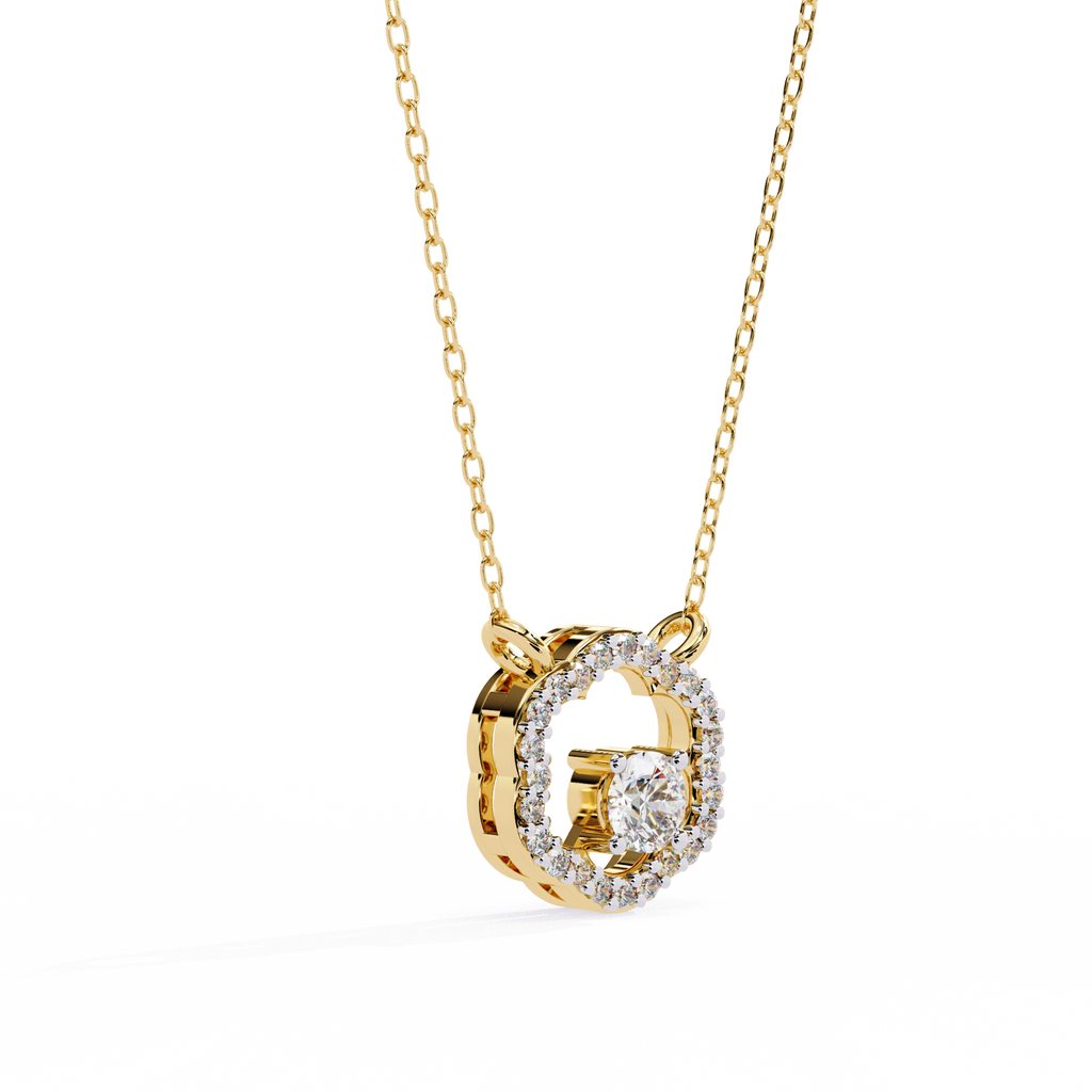 Paisley Solitaire Pendant