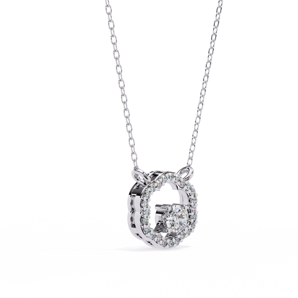 Paisley Solitaire Pendant