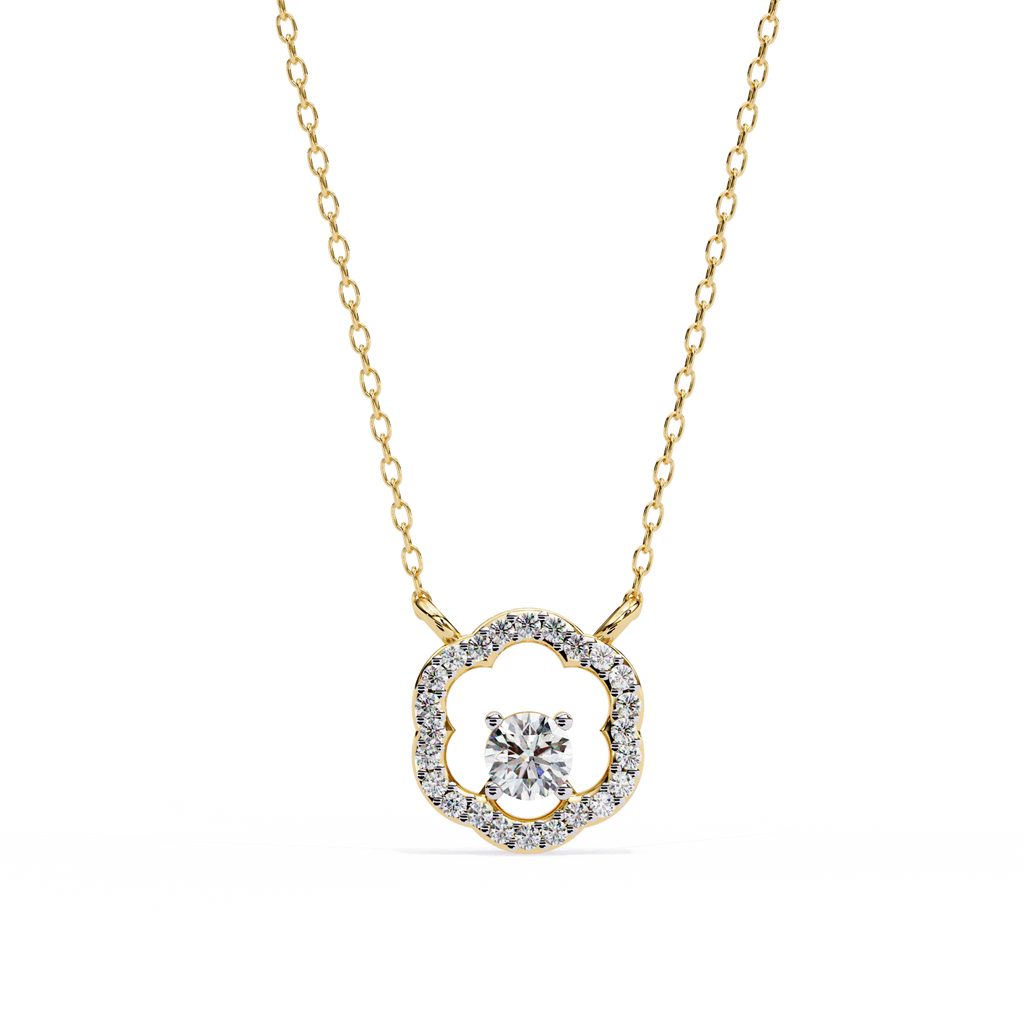 Paisley Solitaire Pendant