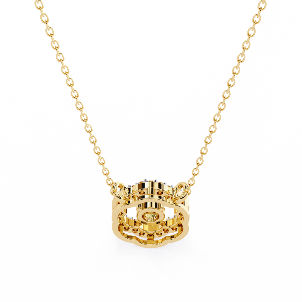 Paisley Solitaire Pendant