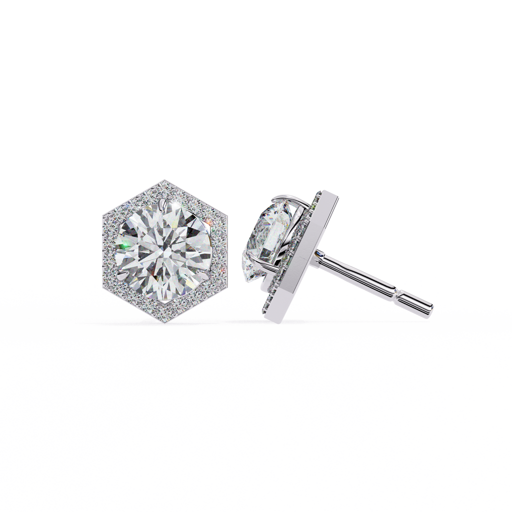 Eleanor Solitaire Earring