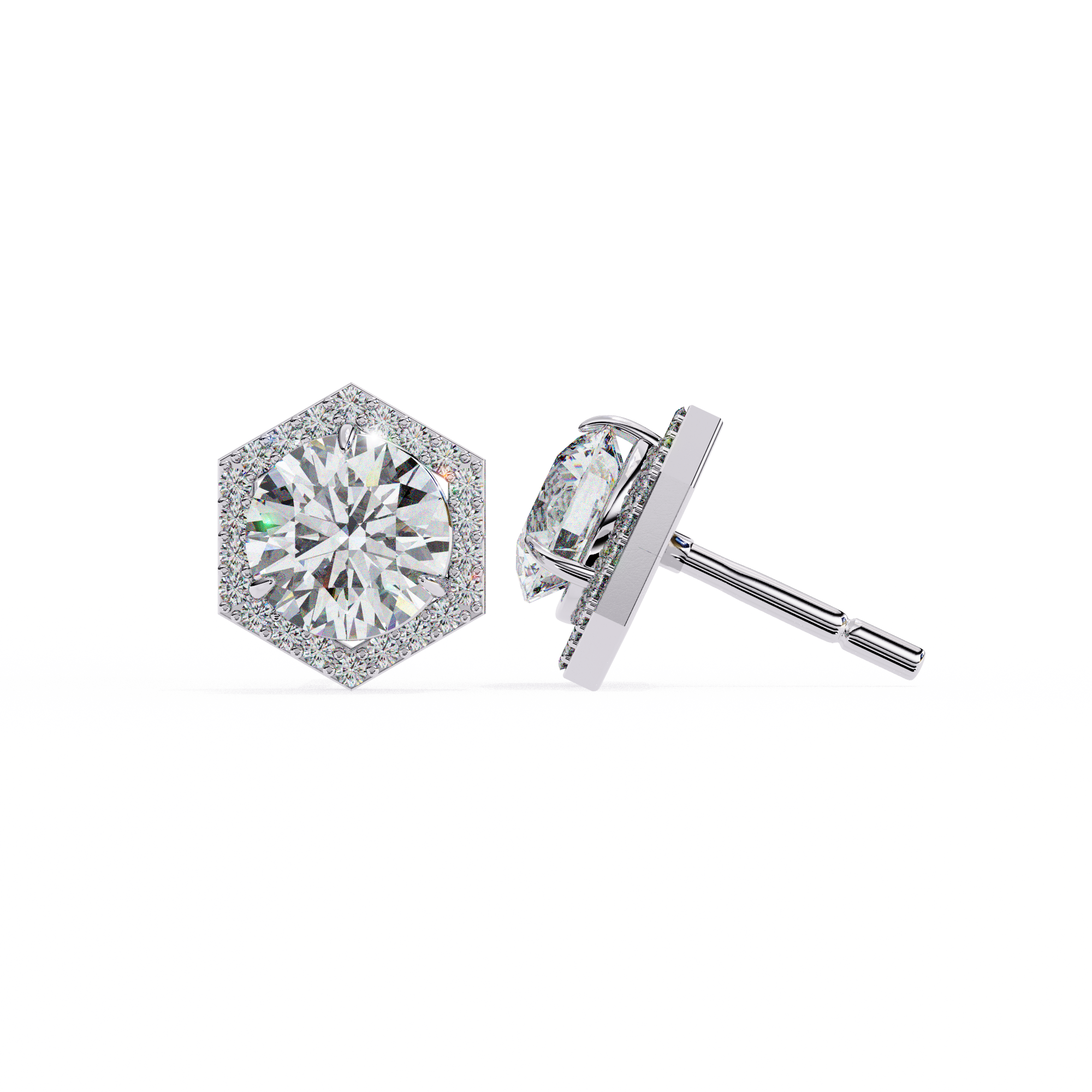 Eleanor Solitaire Earring