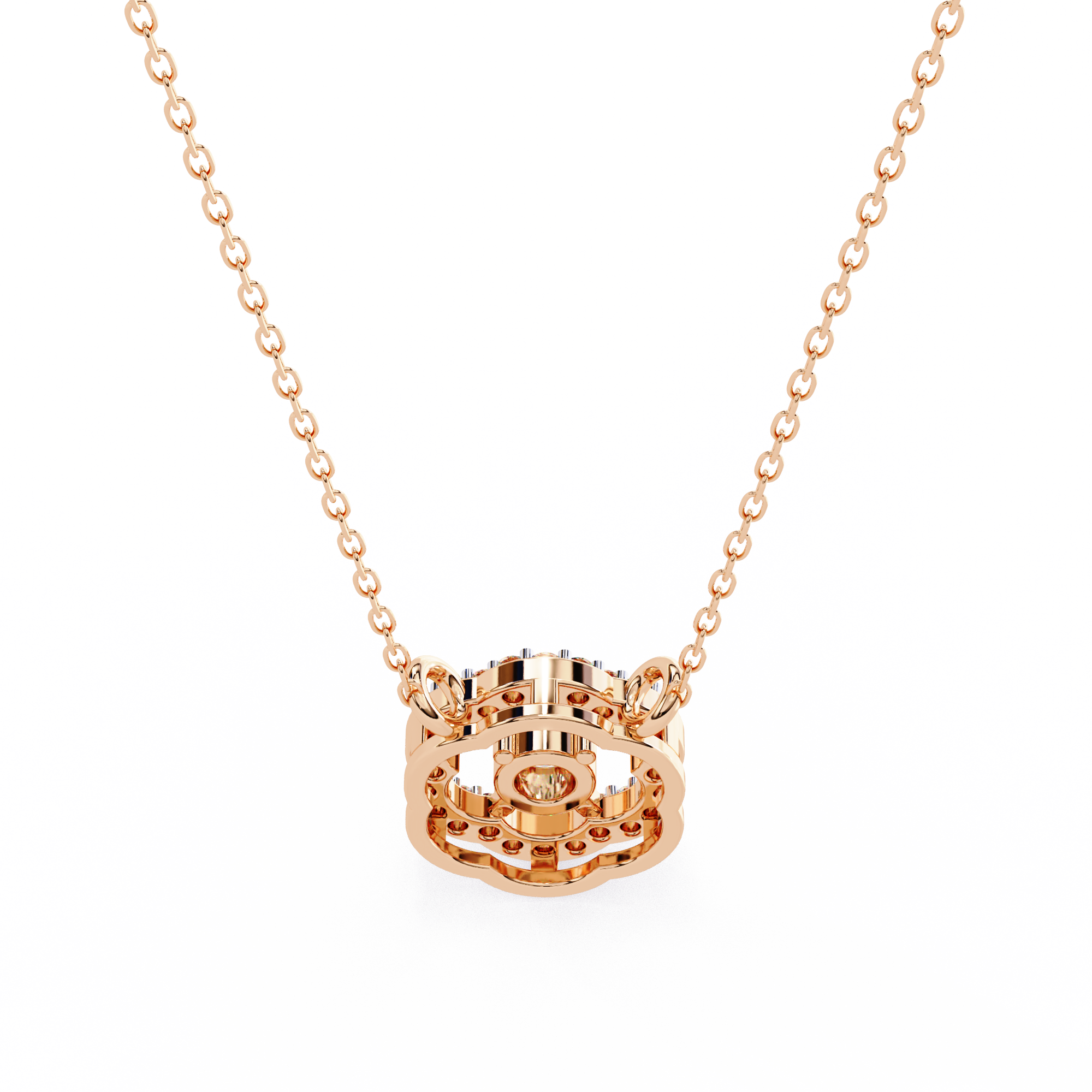 Paisley Solitaire Pendant