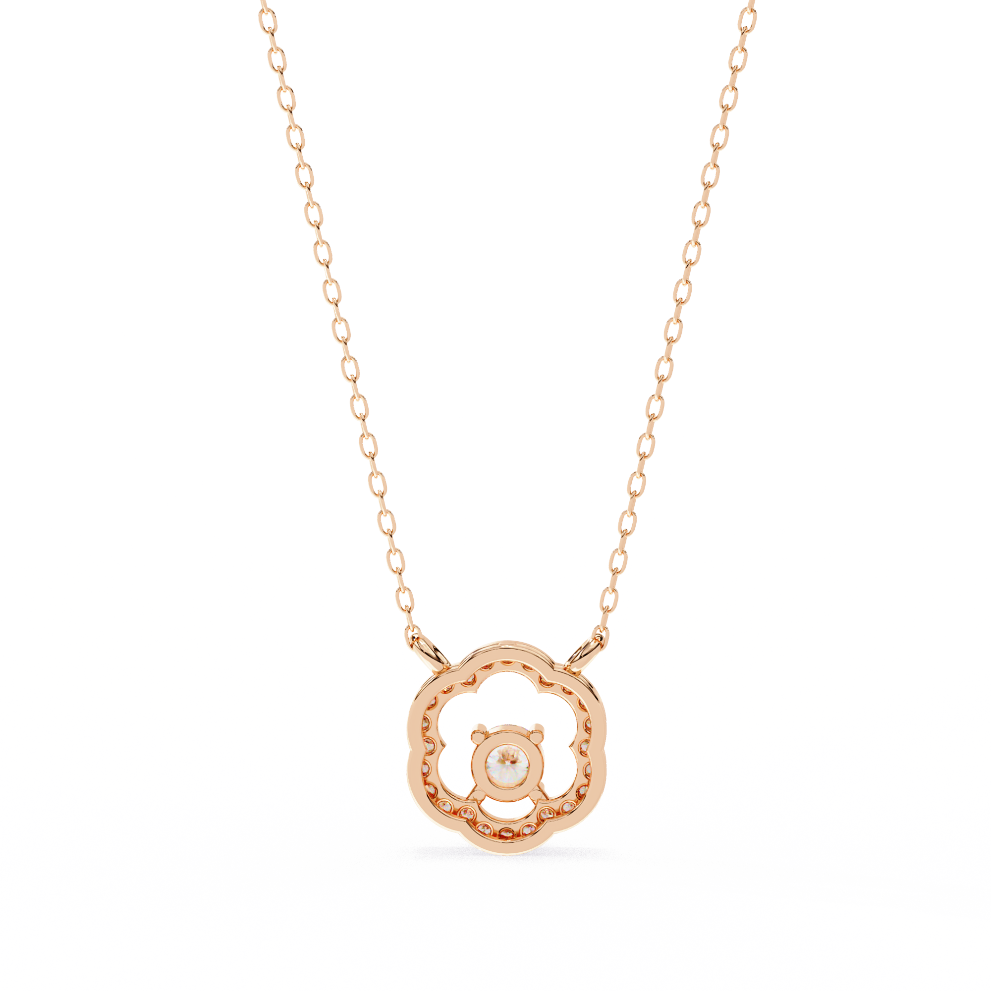 Paisley Solitaire Pendant
