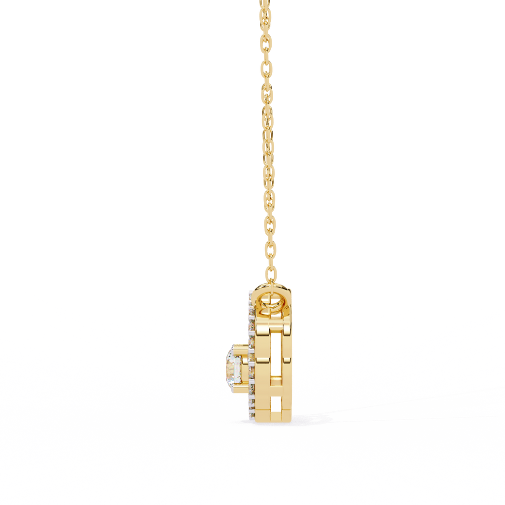 Paisley Solitaire Pendant