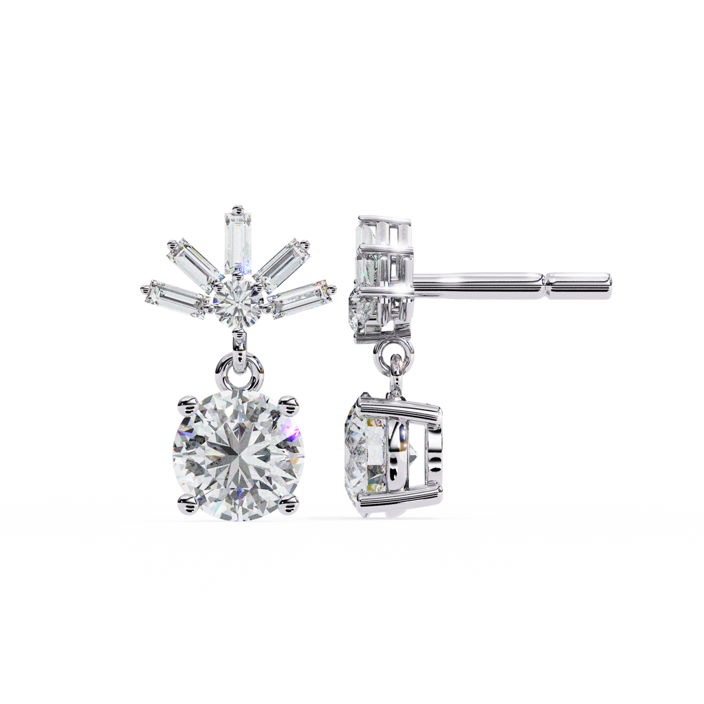 Bethany Solitaire Earring