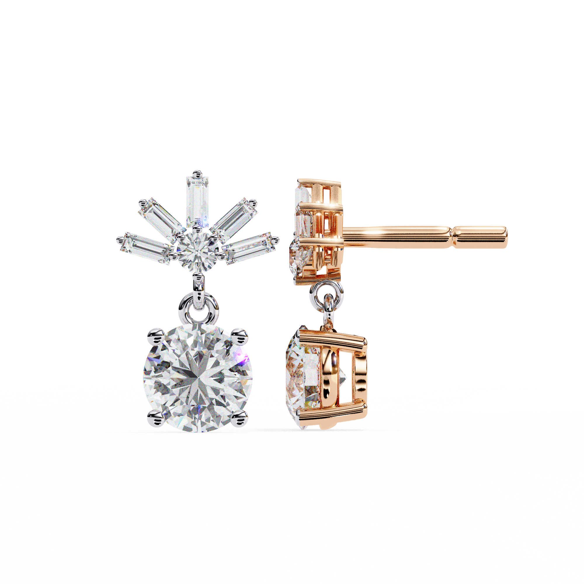 Bethany Solitaire Earring