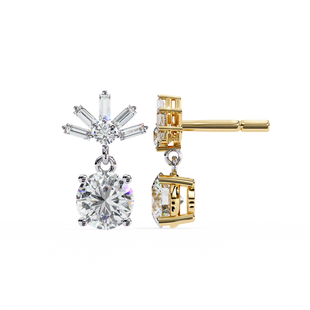 Bethany Solitaire Earring