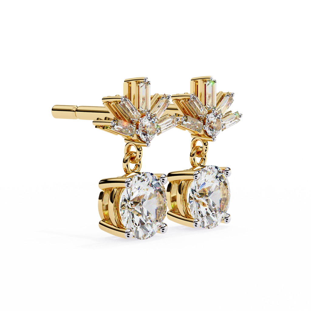 Bethany Solitaire Earring