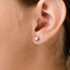 Floral  Diamond Kids earrings
