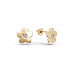 Floral  Diamond Kids earrings