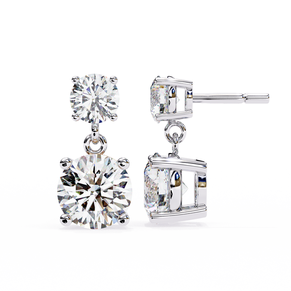 Lily Solitaire Earring