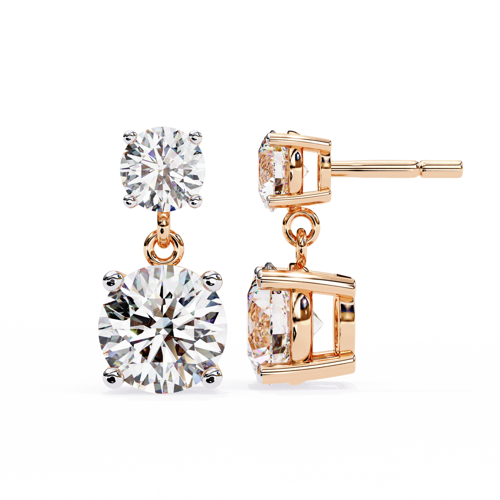 Lily Solitaire Earring