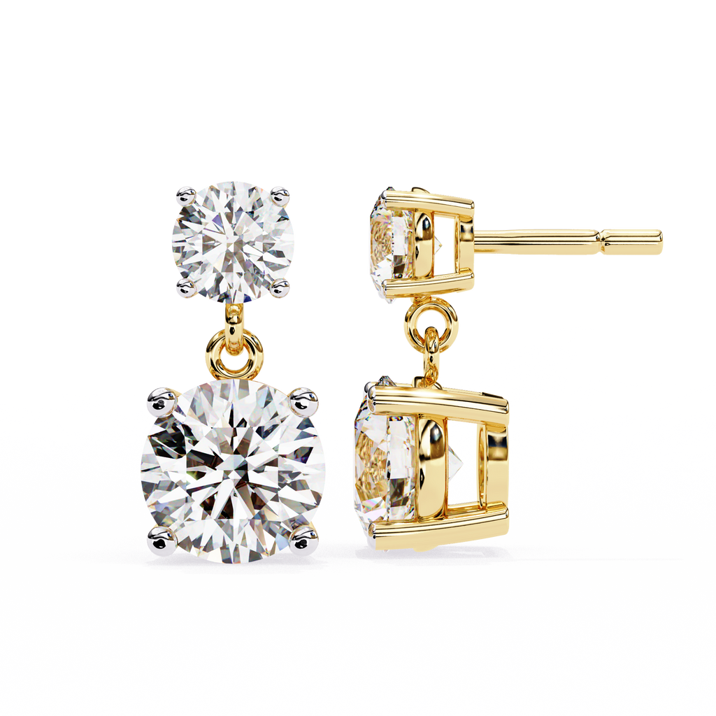 Lily Solitaire Earring
