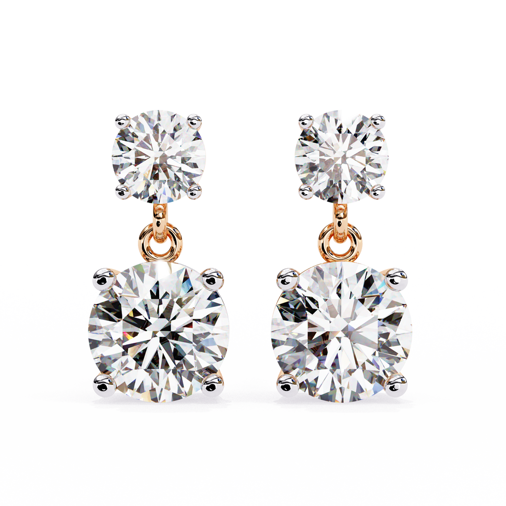 Lily Solitaire Earring