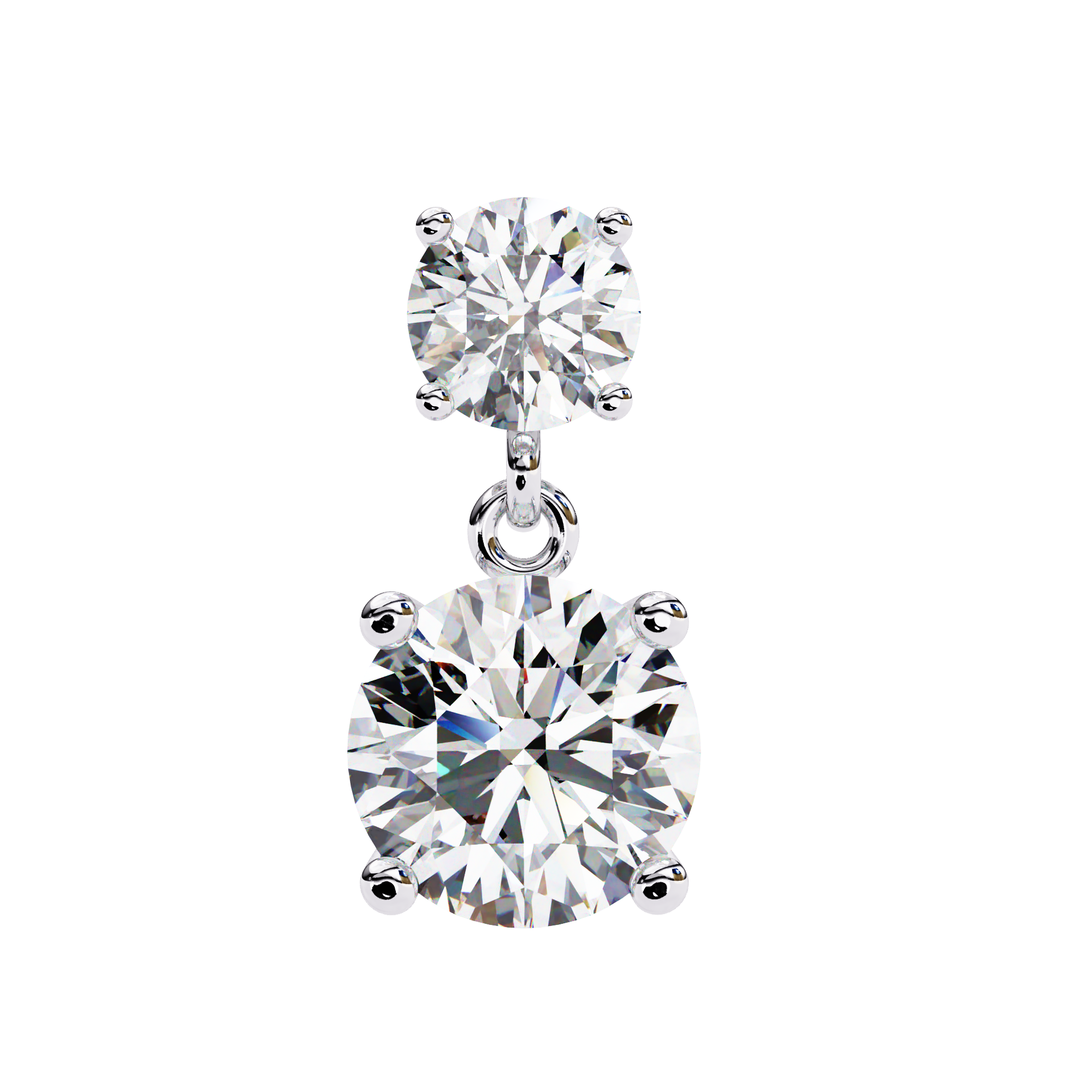 Lily Solitaire Earring