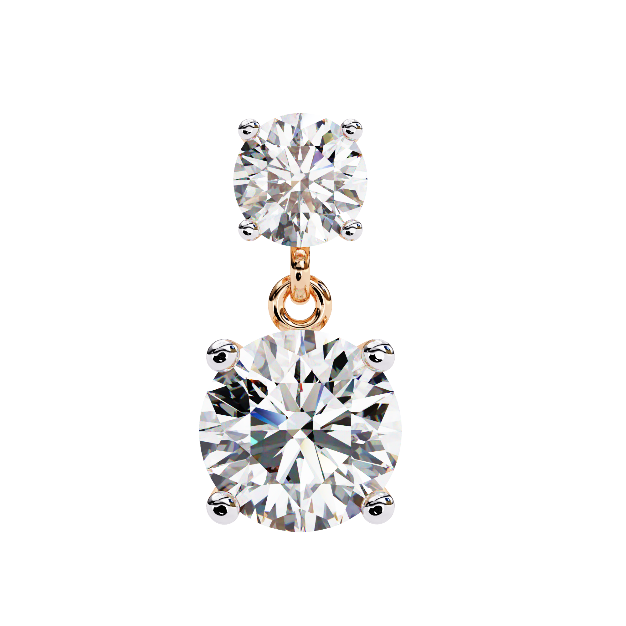 Lily Solitaire Earring