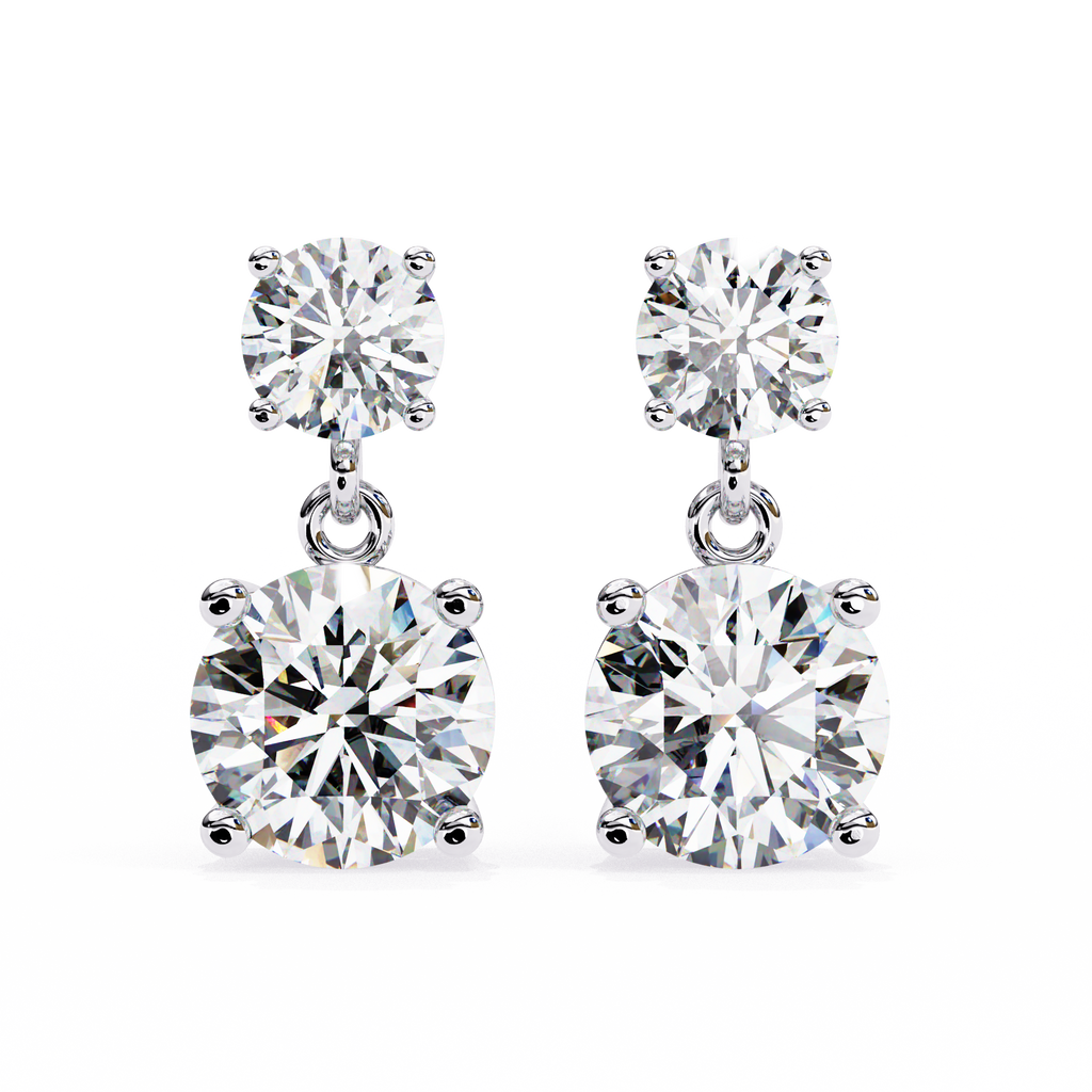 Lily Solitaire Earring