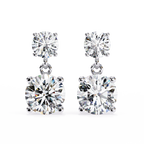 Lily Solitaire Earring