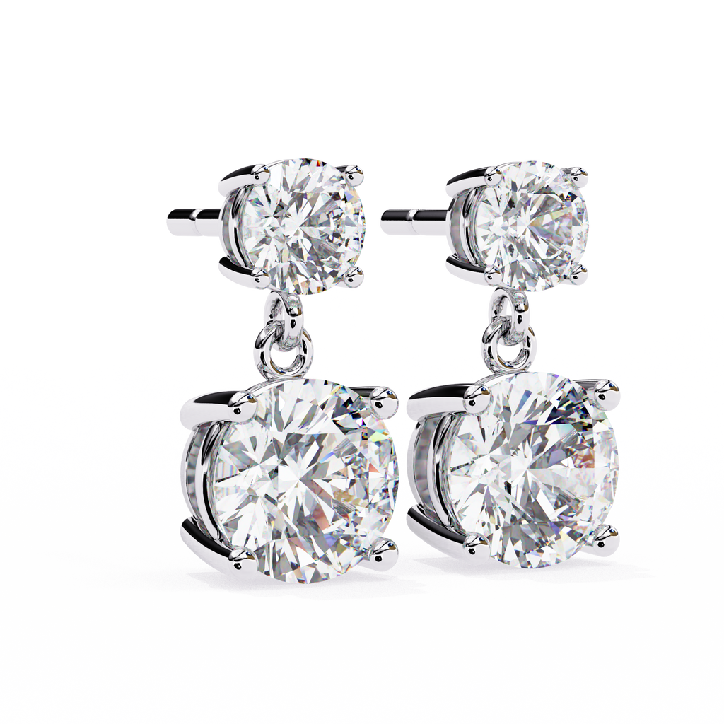 Lily Solitaire Earring