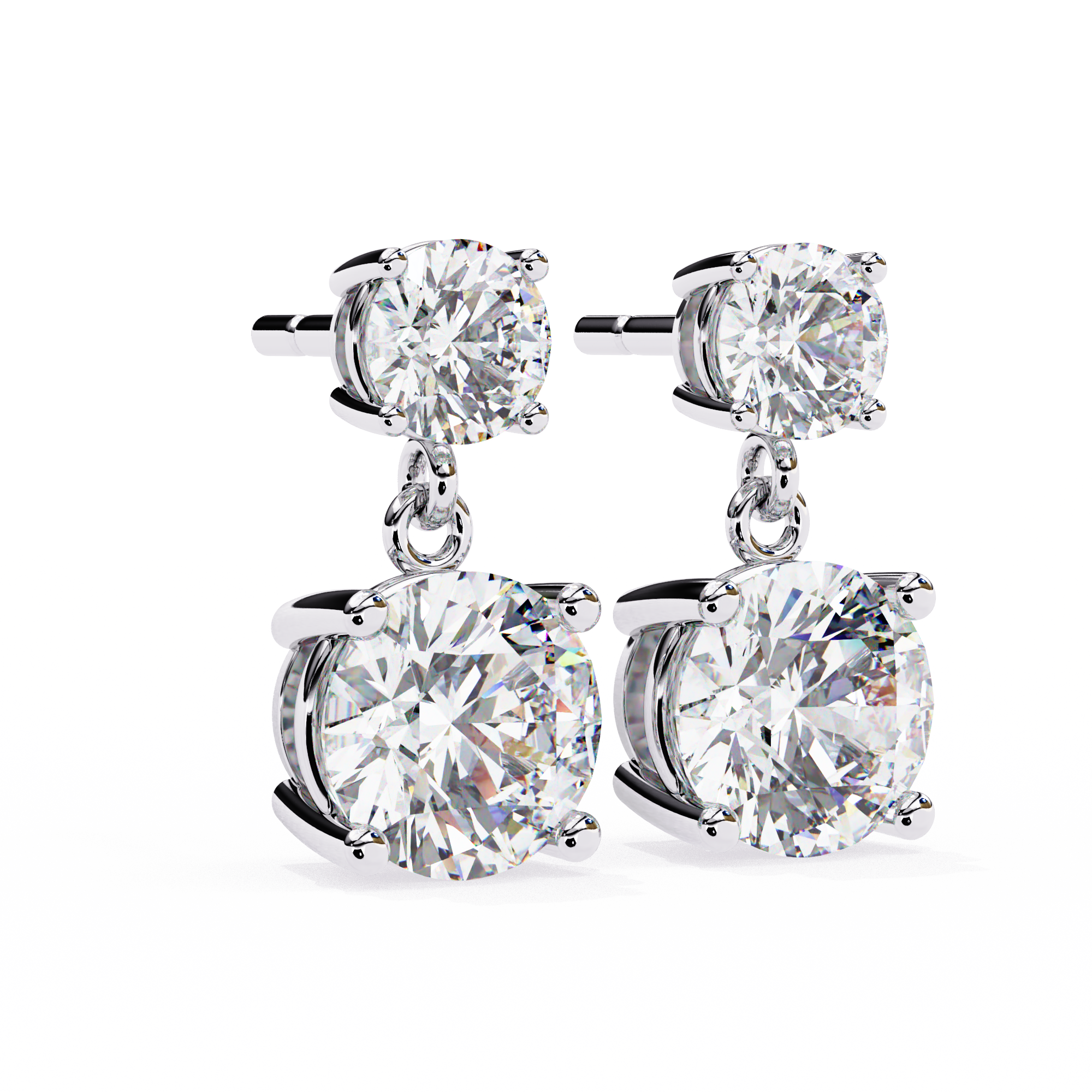 Lily Solitaire Earring