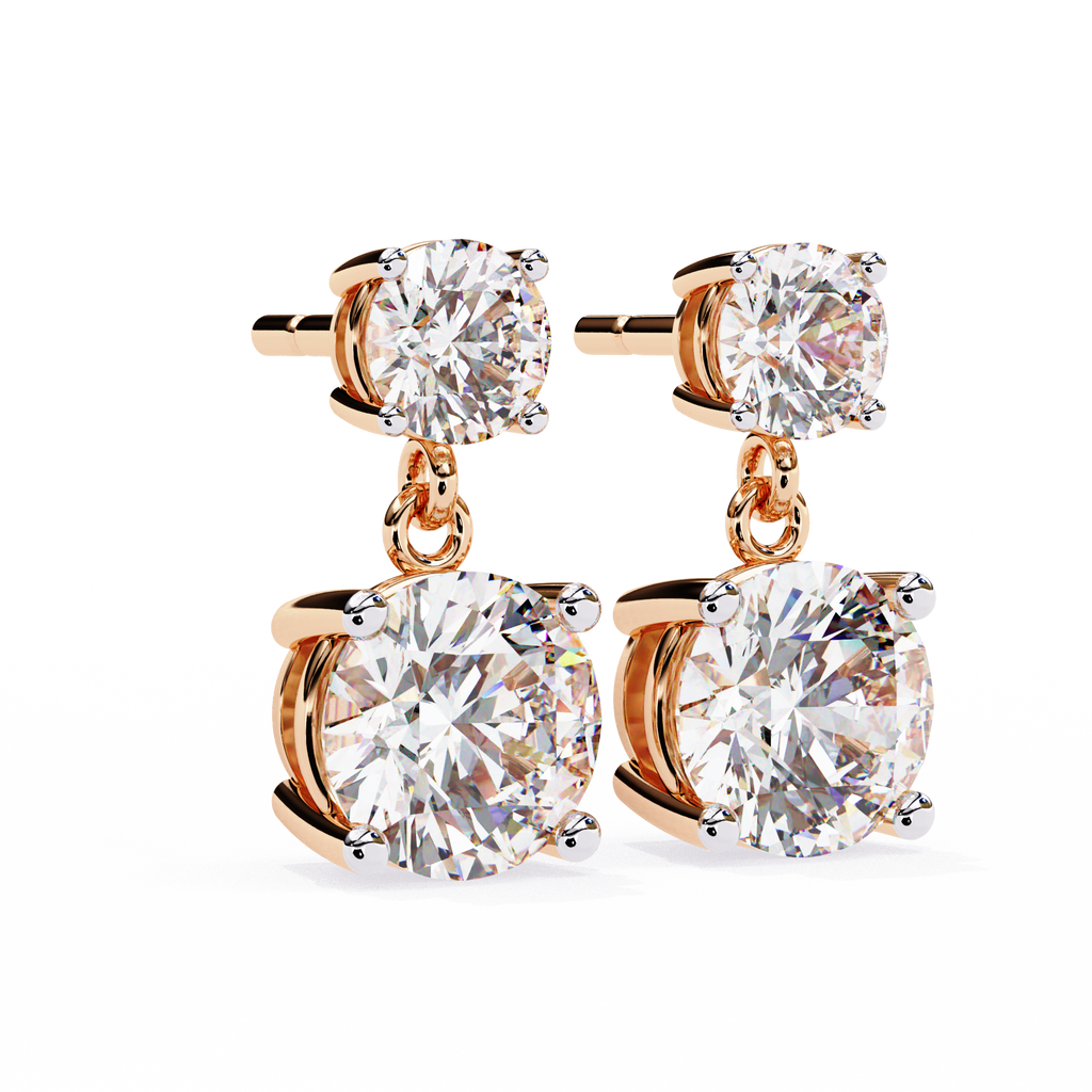 Lily Solitaire Earring