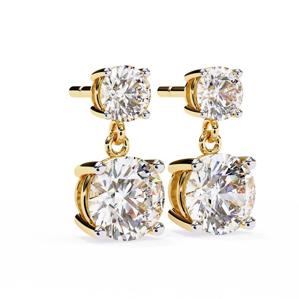 Lily Solitaire Earring