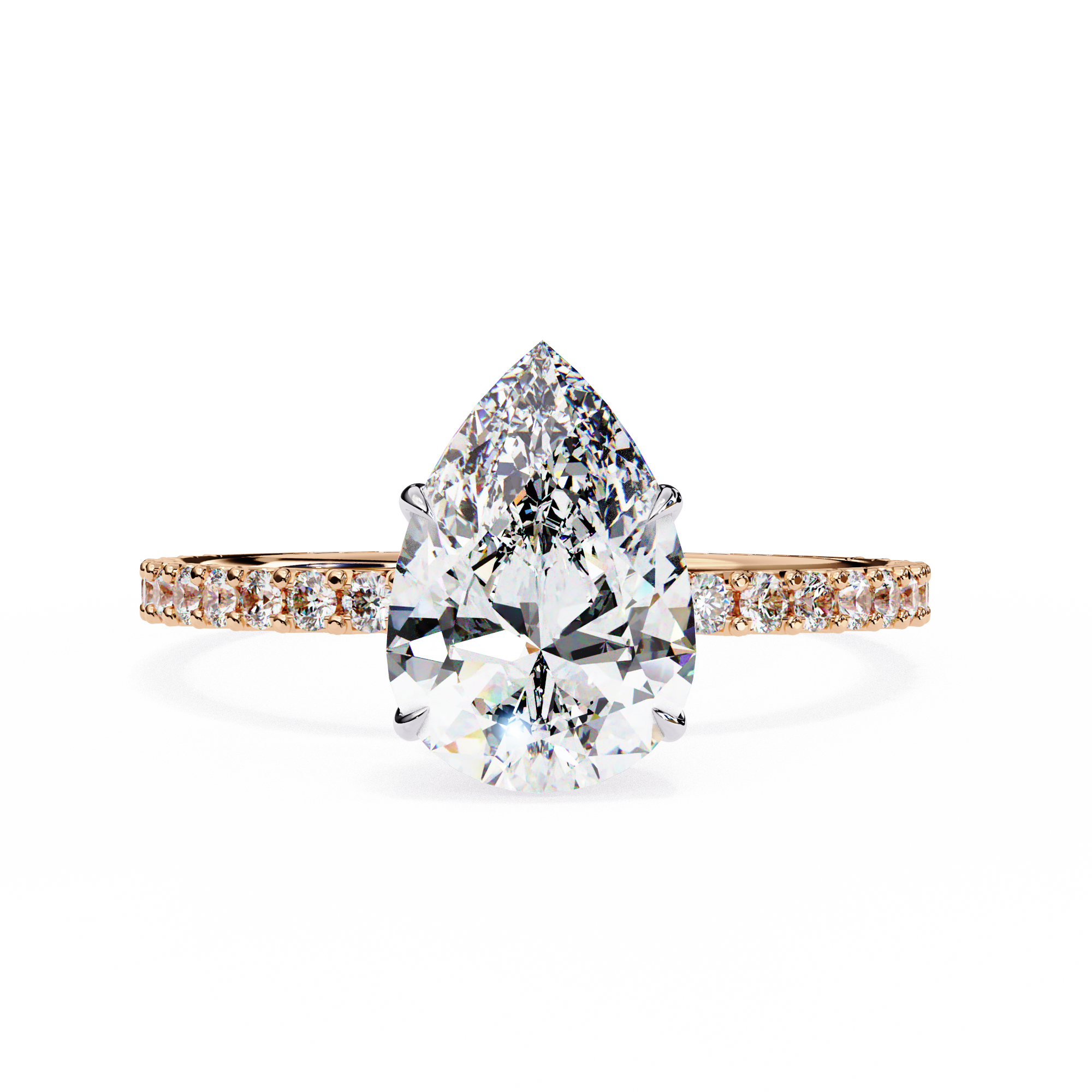 Trinity Solitaire Ring