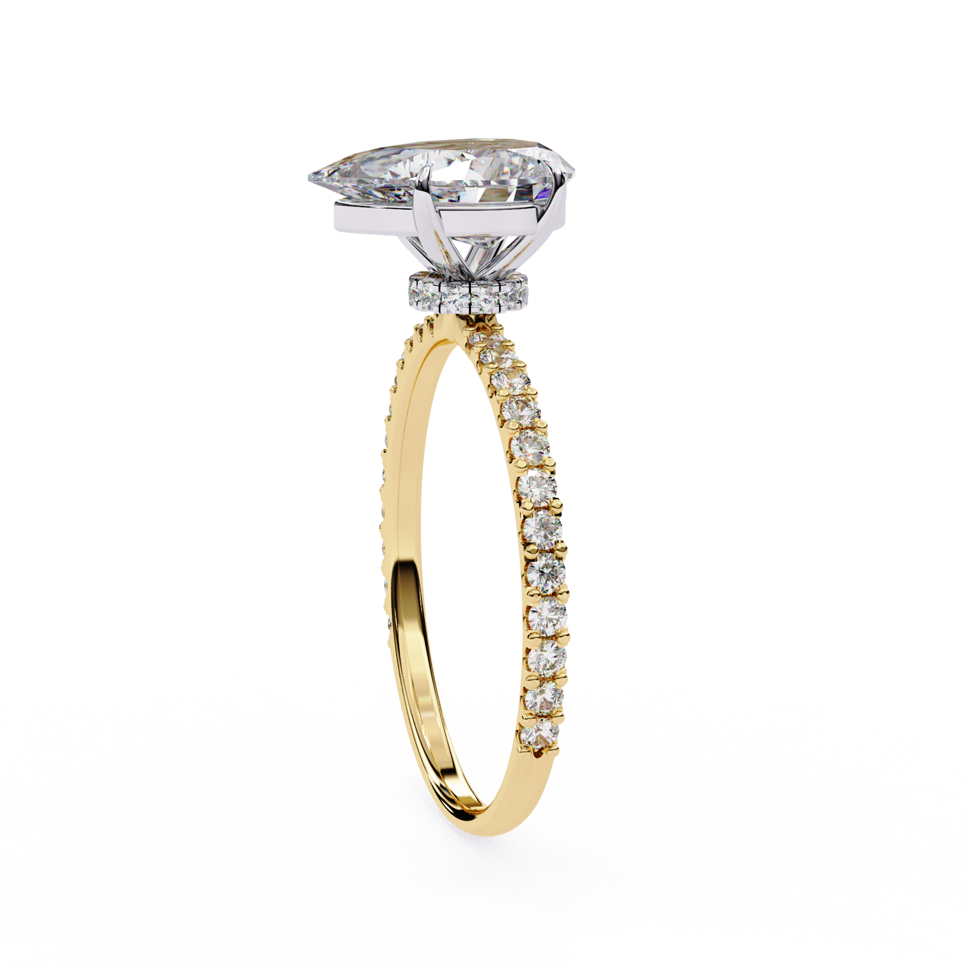 Trinity Solitaire Ring