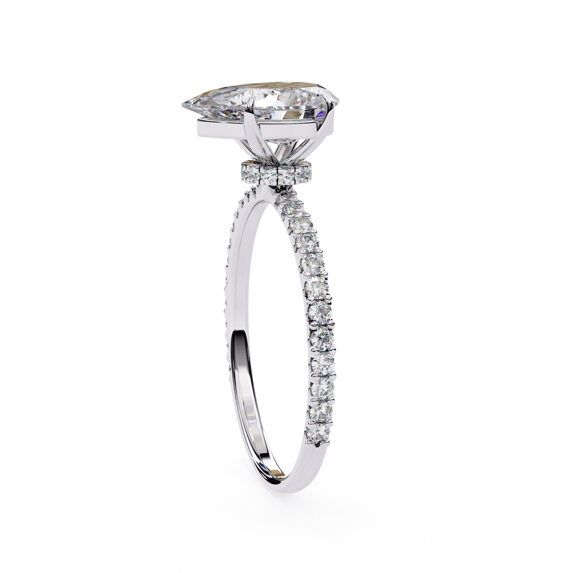 Trinity Solitaire Ring