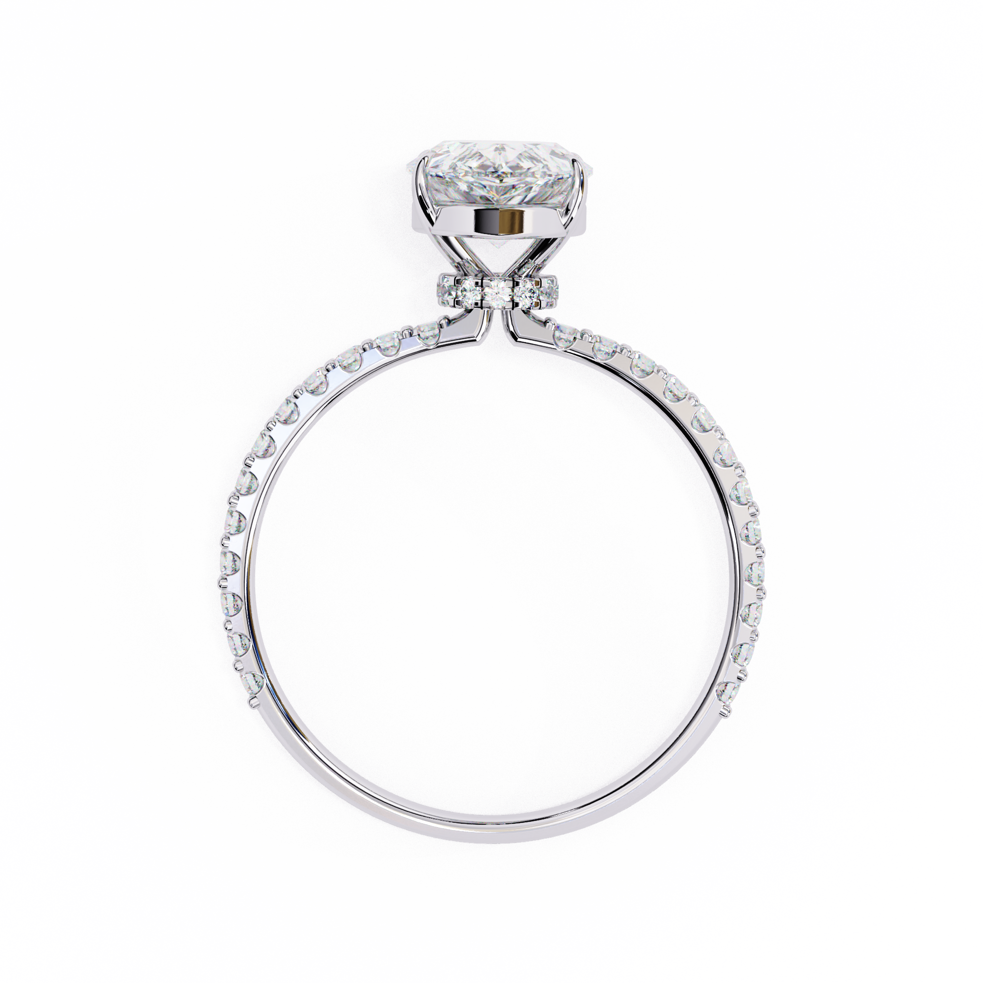 Trinity Solitaire Ring